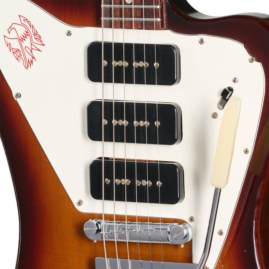 Gibson Certified Vintage 1965 Gibson Firebird III, Tobacco Sunburst Electric Guitar Gibson Certified Vintage