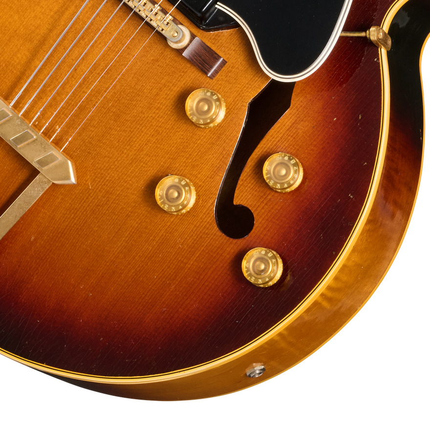 Gibson Certified Vintage 1954 Gibson ES-350, Tobacco Sunburst Electric Guitar Gibson Certified Vintage