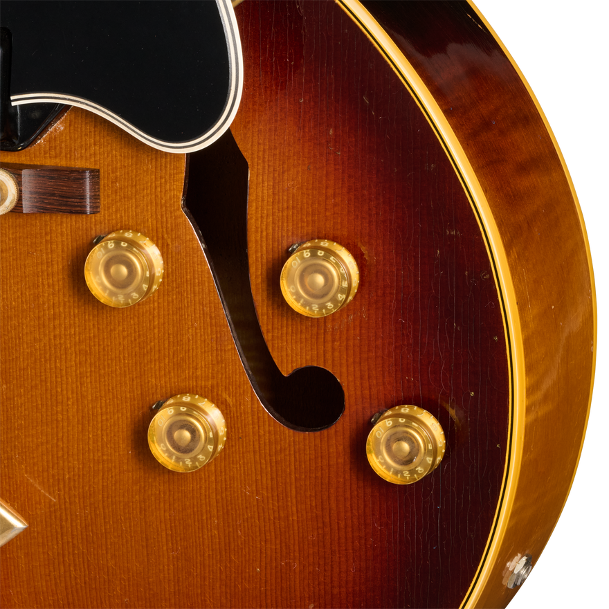 Gibson Certified Vintage 1954 Gibson ES-350, Tobacco Sunburst Electric Guitar Gibson Certified Vintage