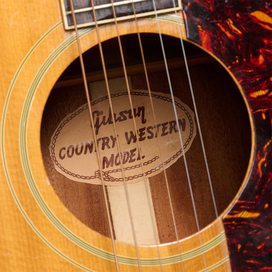 Gibson Certified Vintage 1955 Gibson Country Western, Natural Acoustic Guitar Gibson Certified Vintage