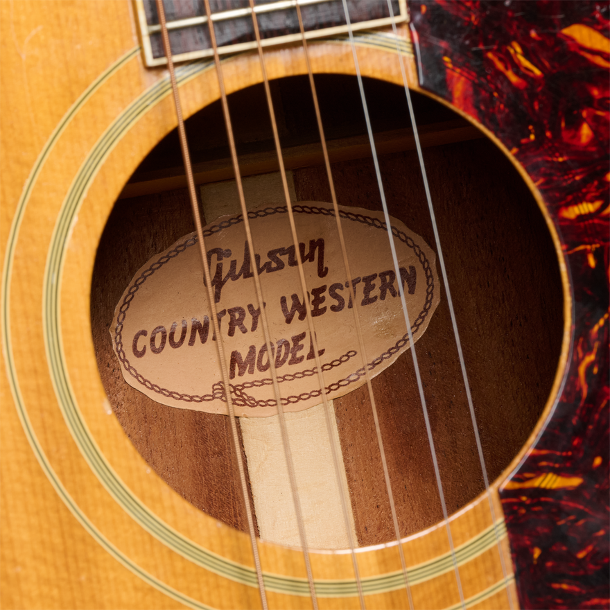 Gibson Certified Vintage 1955 Gibson Country Western, Natural Acoustic Guitar Gibson Certified Vintage