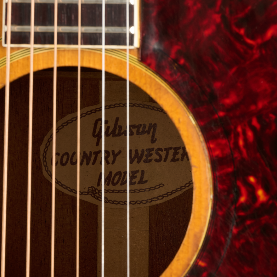 Gibson Certified Vintage 1959 Gibson Country Western, Natural Acoustic Guitar Gibson Certified Vintage