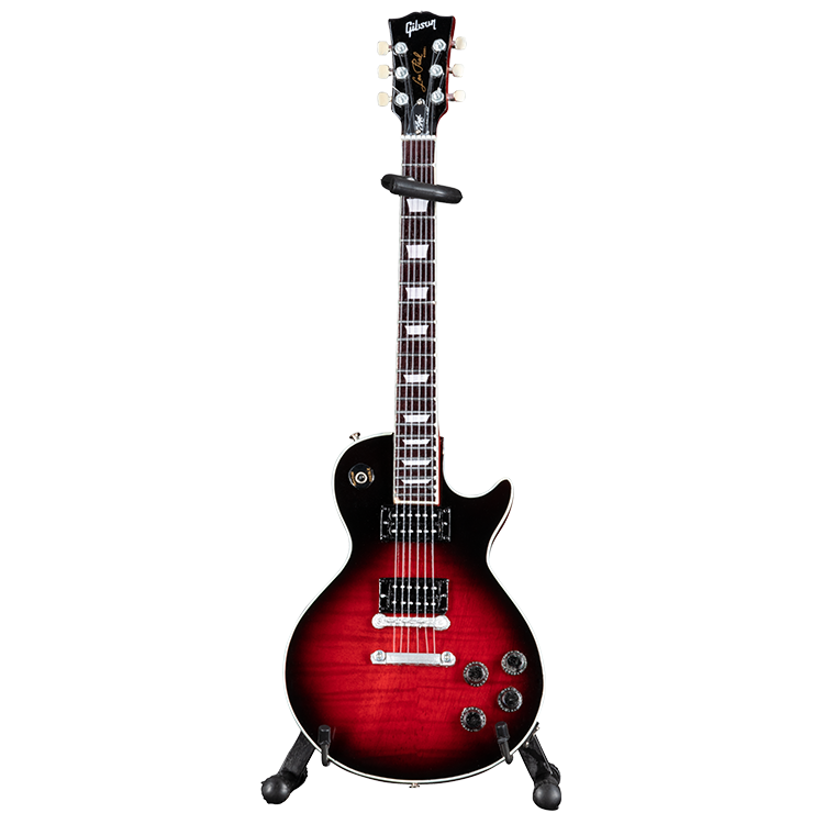 Gibson AXE HEAVEN® Les Paul Standard Slash Vermillion Burst 1:4 Scale Mini Guitar Model Mini Guitar Gibson