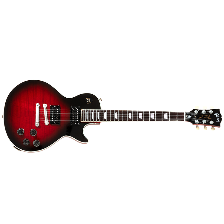 Gibson AXE HEAVEN® Les Paul Standard Slash Vermillion Burst 1:4 Scale Mini Guitar Model Mini Guitar Gibson