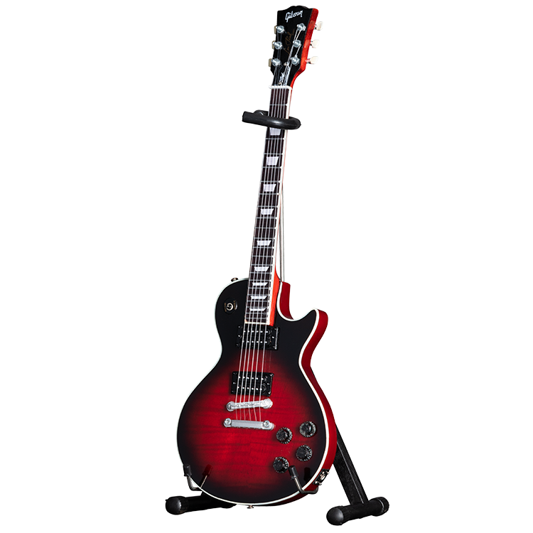Gibson AXE HEAVEN® Les Paul Standard Slash Vermillion Burst 1:4 Scale Mini Guitar Model Mini Guitar Gibson