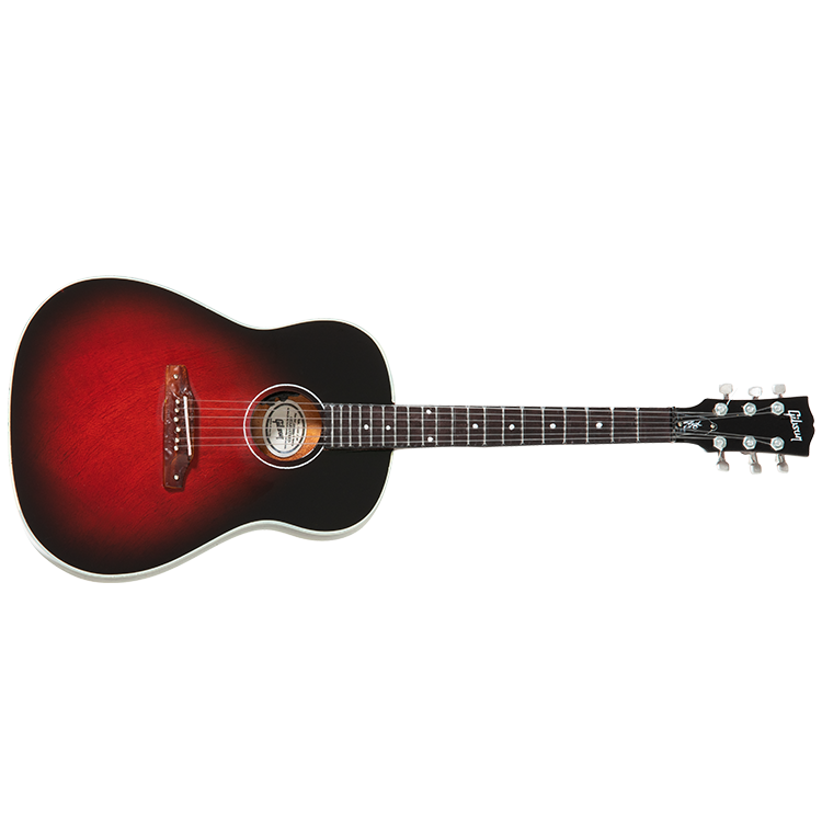 Gibson AXE HEAVEN® J-45 Slash Vermillion Burst 1.4 Scale Mini Guitar Model Mini Guitar Gibson