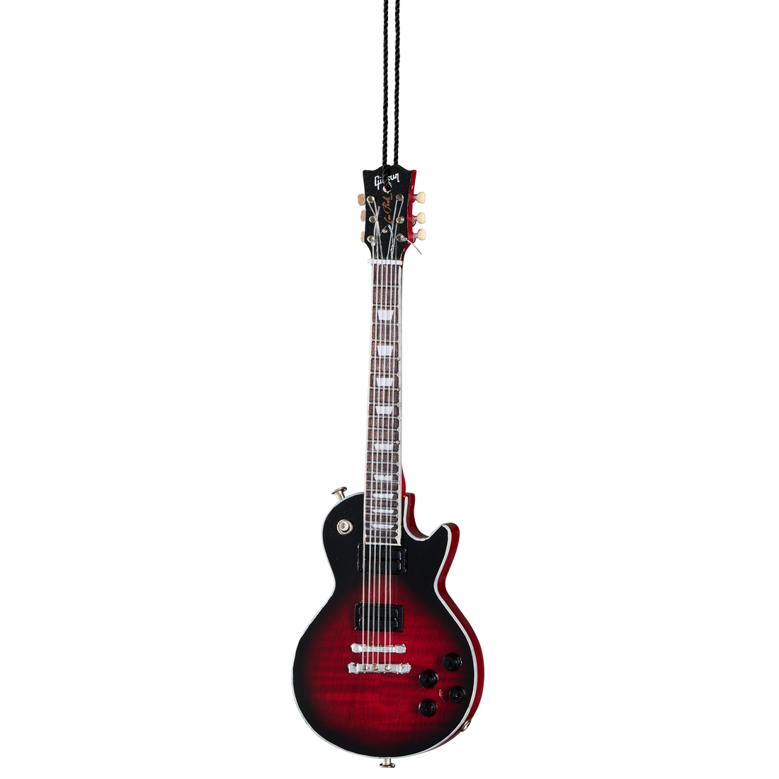 Gibson AXE HEAVEN® 6" Les Paul Standard Slash Vermillion Burst Mini Guitar Ornament, Exclusive Ornament Gibson