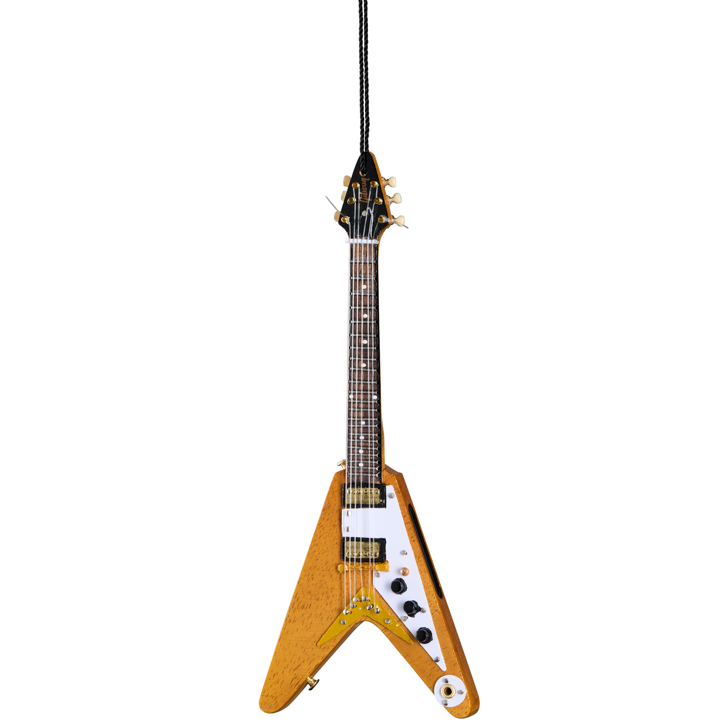 Gibson AXE HEAVEN® 6” Flying V Mini Guitar Ornament, Exclusive Ornament Gibson