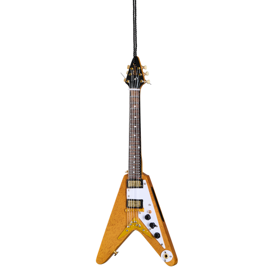 Gibson AXE HEAVEN® 6” Flying V Mini Guitar Ornament, Exclusive Ornament Gibson