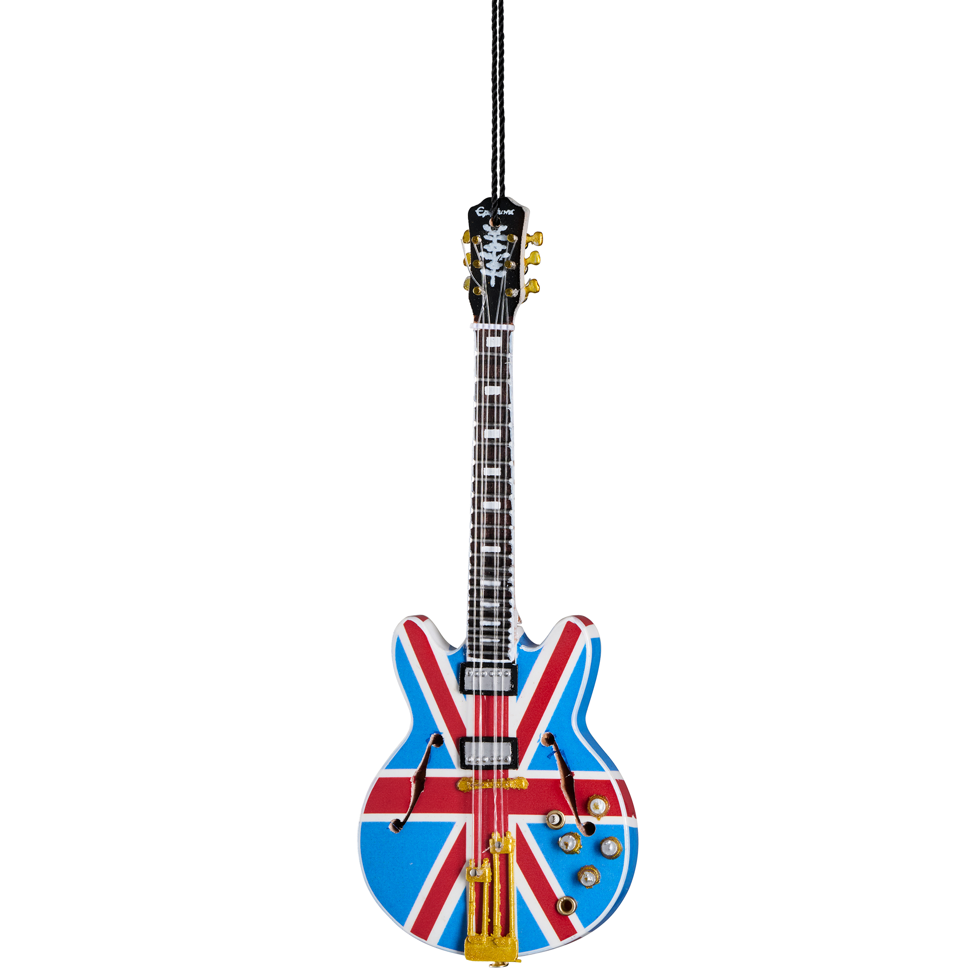 Gibson AXE HEAVEN 6 Epiphone Union Jack Sheraton Mini Guitar Ornament gibson-axe-heaven-6-epiphone-union-jack-sheraton-mini-guitar-ornament