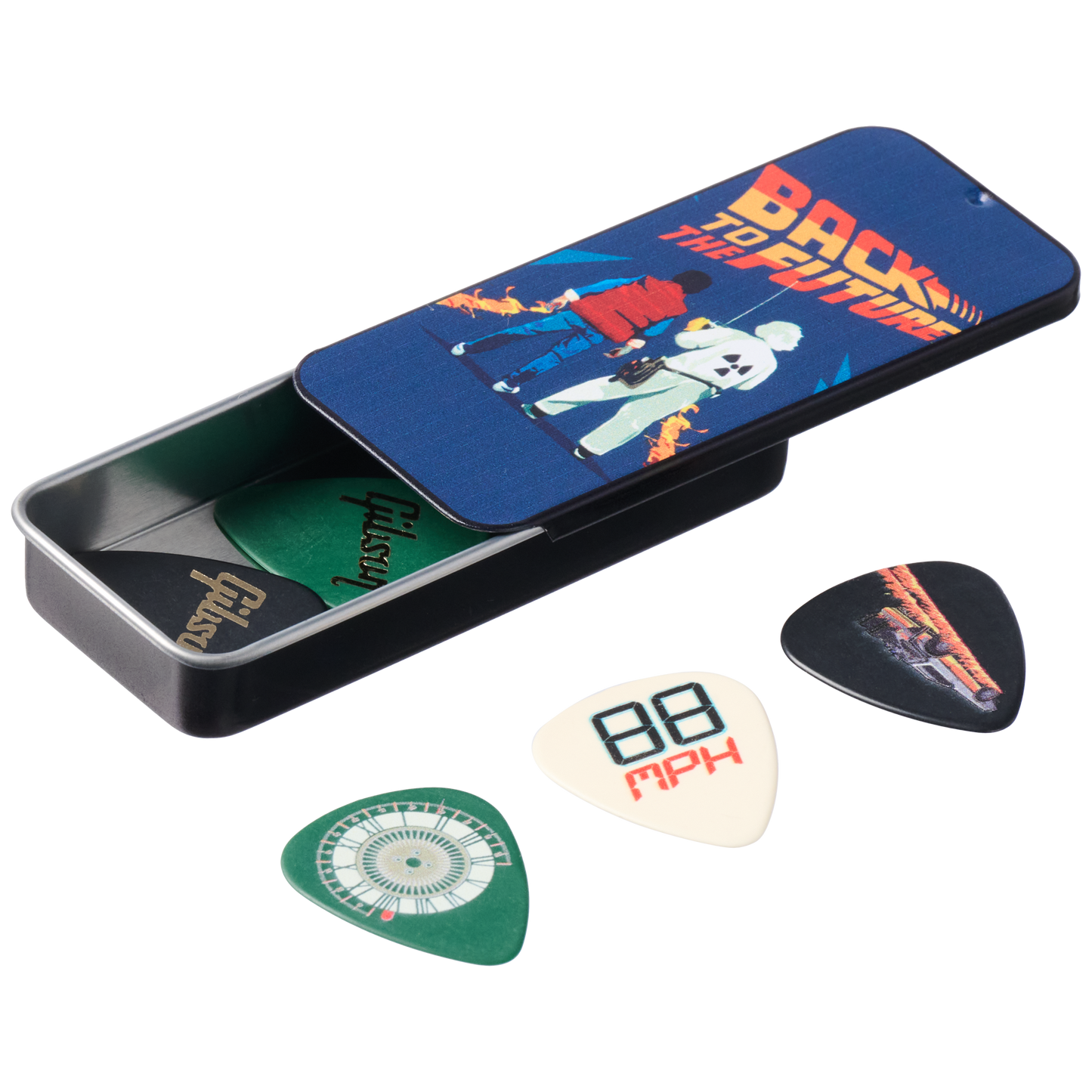 Gibson Back to the Future Pick Tin