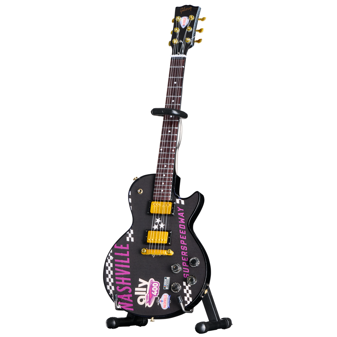 Gibson AXE HEAVEN ALLY 400 NASCAR Trophy 1:4 Scale Mini Guitar Model Mini Guitar Gibson
