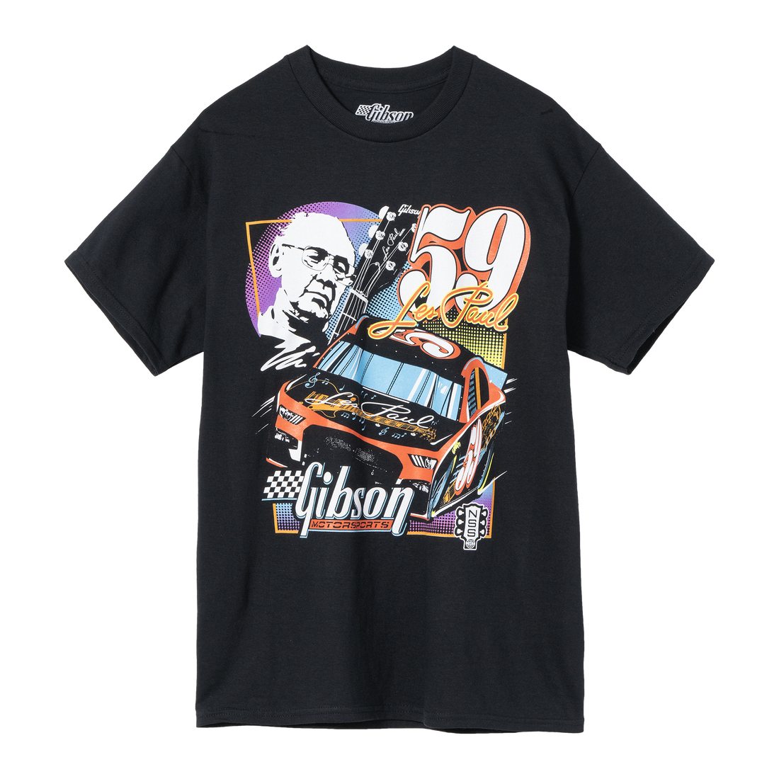 Gibson Les Paul #59 Driver Tee Shirts & Tops Gibson Black Small