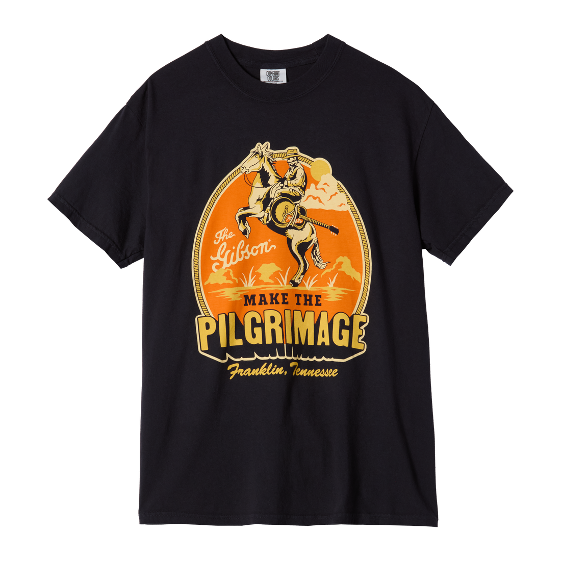 Gibson Pilgrimage 2025 Tee Shirts & Tops Gibson Small Black