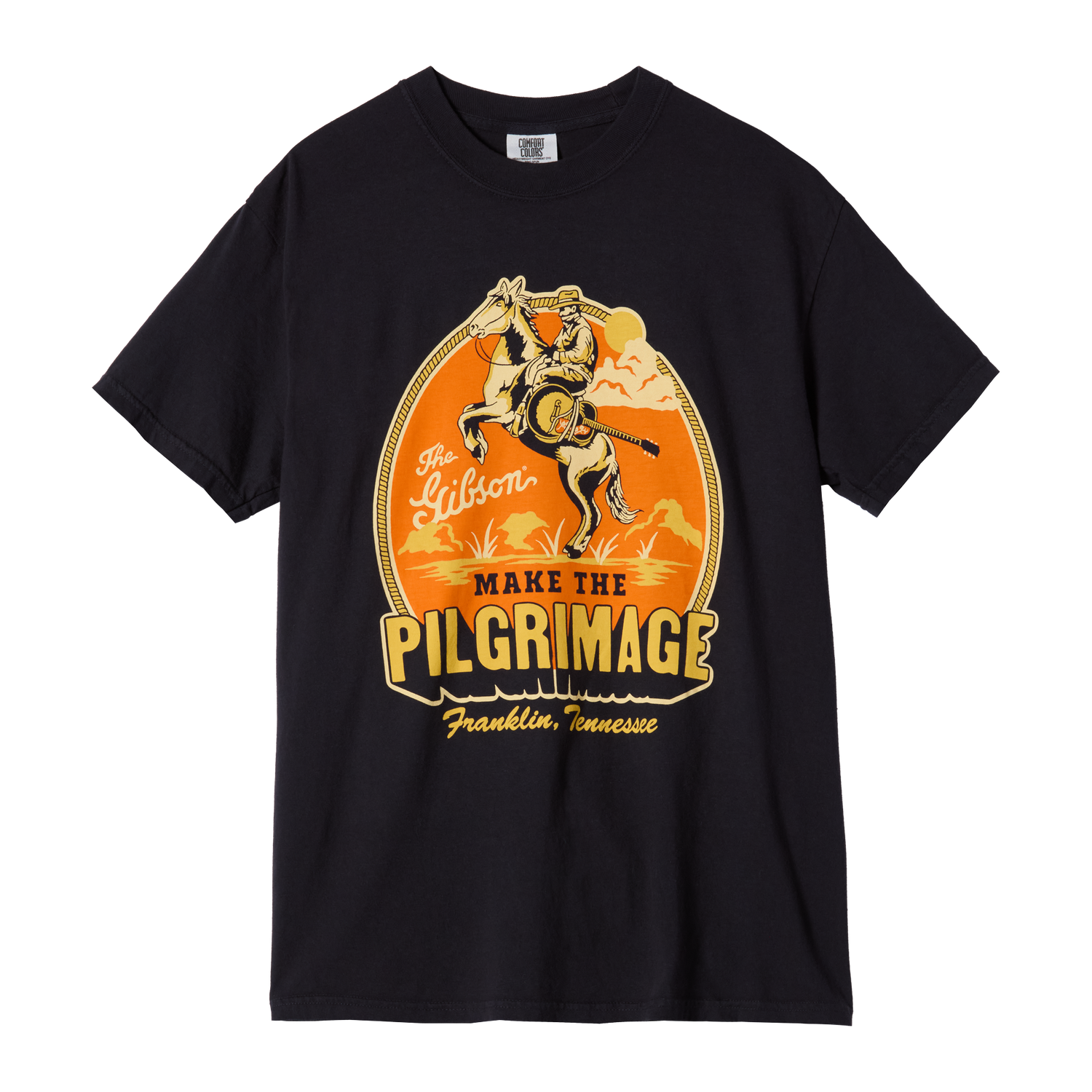 Gibson Pilgrimage 2025 Tee Shirts & Tops Gibson Small Black