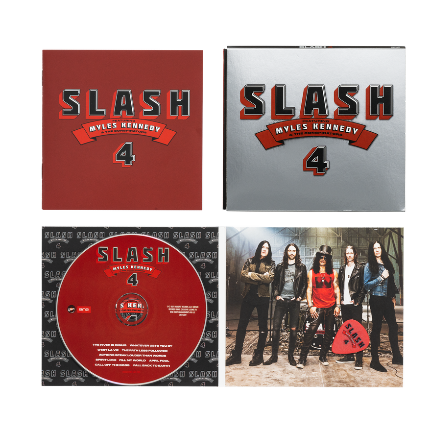 Gibson SLASH FT. MYLES KENNEDY & THE CONSPIRATORS 4 Deluxe CD Boxset Collectible Gibson