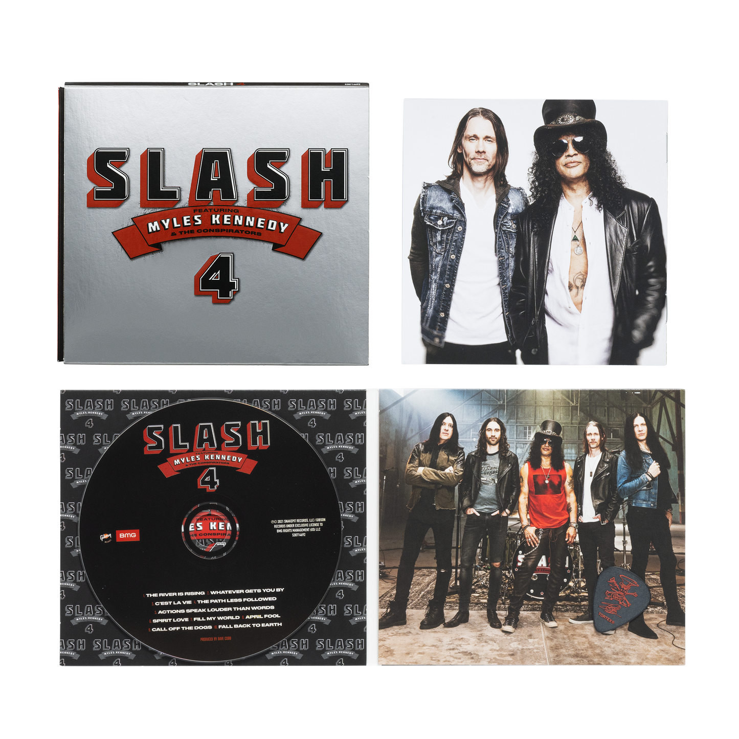 Gibson SLASH FT. MYLES KENNEDY & THE CONSPIRATORS 4 CD Collectible Gibson