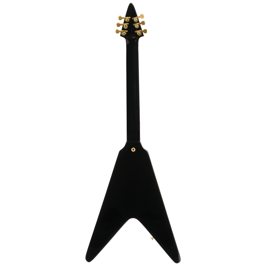 Gibson AXE HEAVEN® Tom Petty™ Flying V Mini Guitar, Graphite Metallic, Exclusive Mini Guitar Gibson