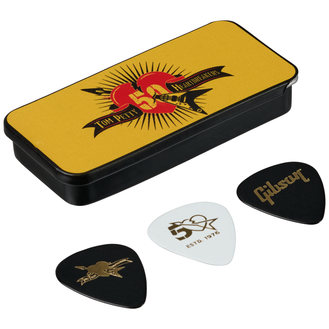 Gibson Tom Petty & the Heartbreakers Pick Tin, Exclusive Pick Tin Gibson