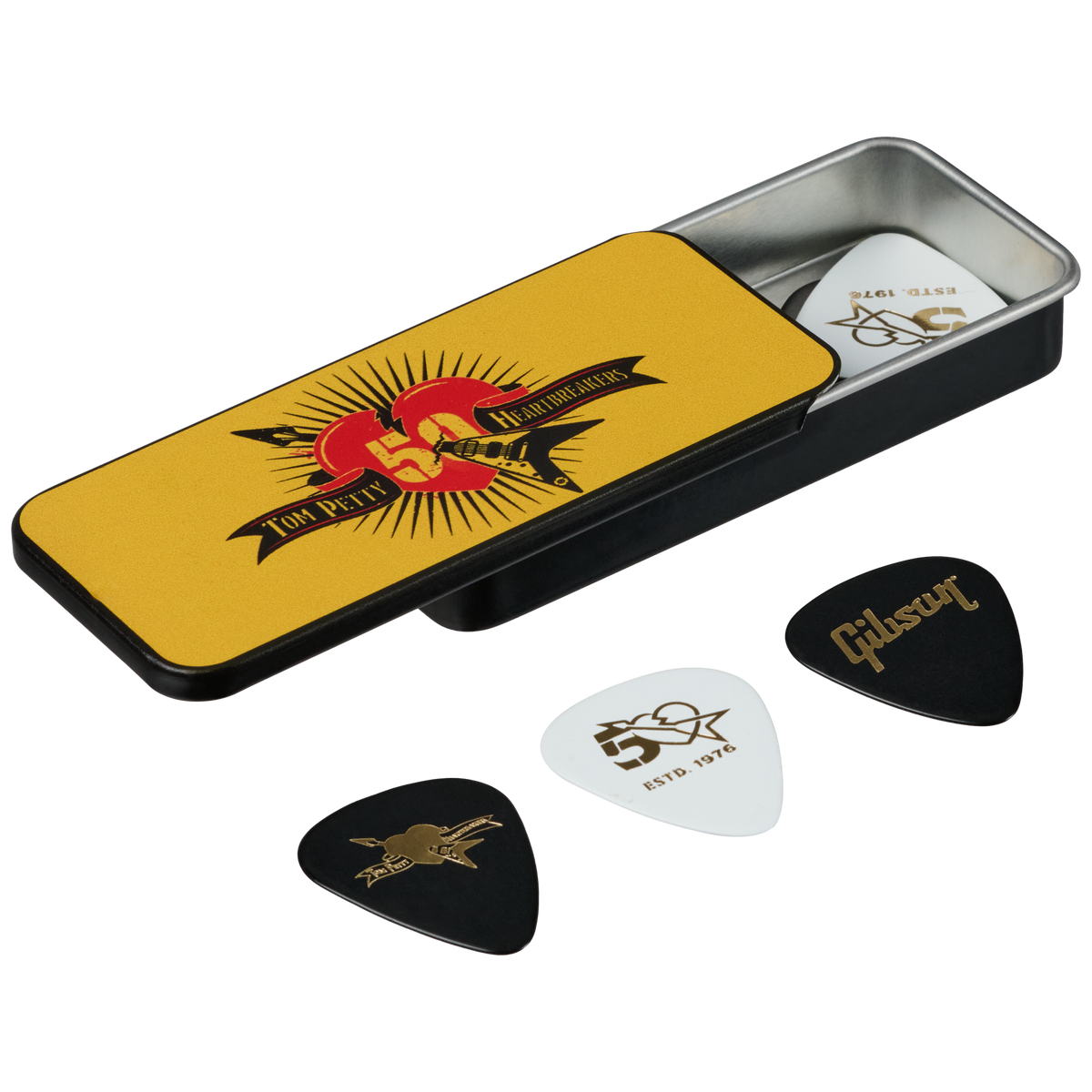 Gibson Tom Petty & the Heartbreakers Pick Tin, Exclusive Pick Tin Gibson