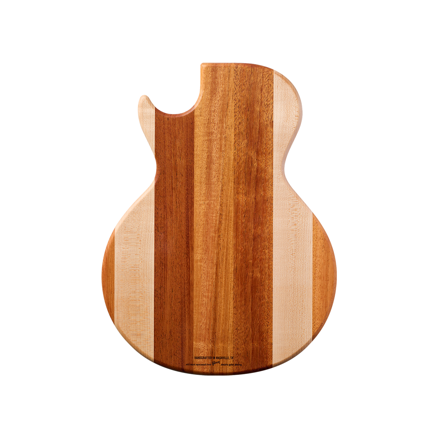 Gibson Multi-Wood Les Paul Cutting Board, Face Grain, Exclusive Cutting Board Gibson