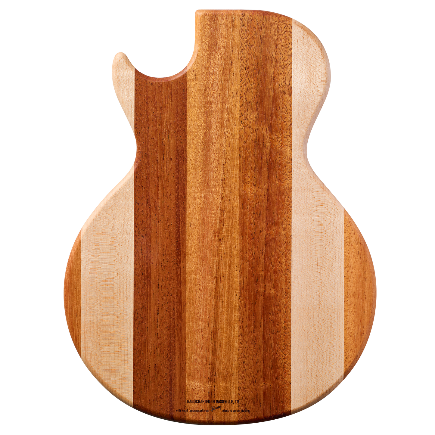 Gibson Multi-Wood Les Paul Cutting Board, Face Grain, Exclusive Cutting Board Gibson