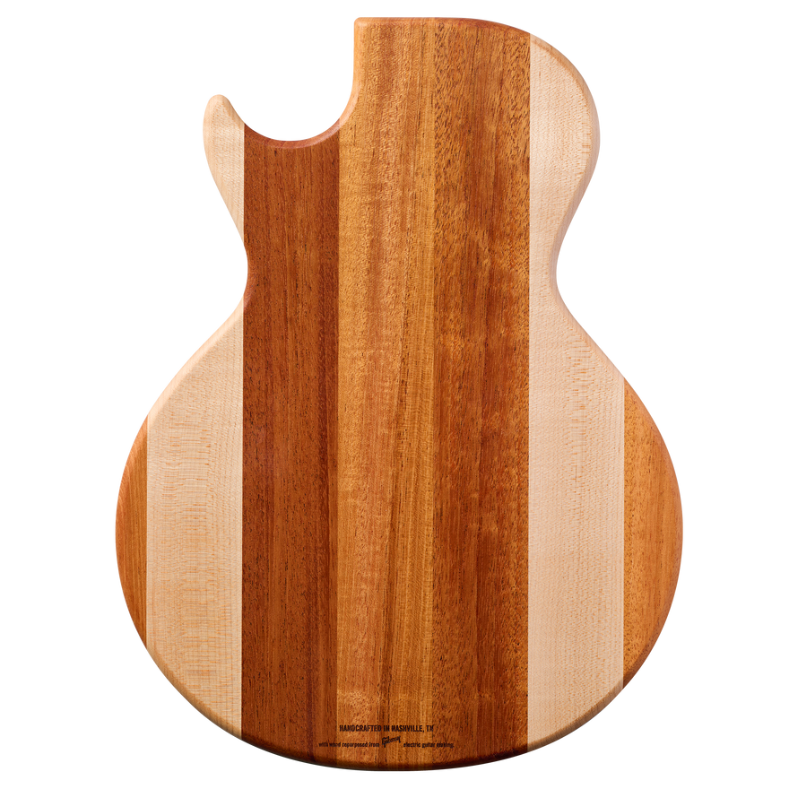 Gibson Multi-Wood Les Paul Cutting Board, Face Grain, Exclusive Cutting Board Gibson
