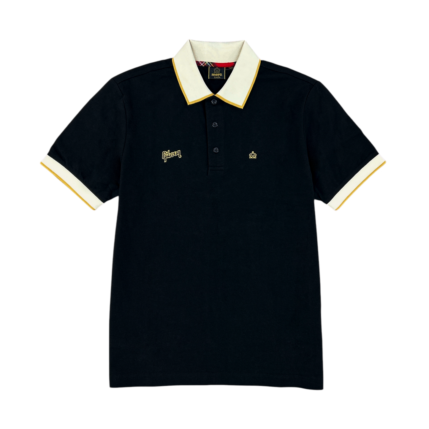 Gibson Merc x Gibson Luthier Polo Shirt Shirts & Tops Gibson Small Black