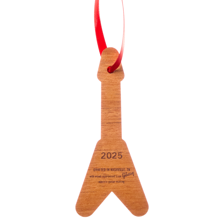 Gibson Gives Handcrafted Ornament, 2025 Ornament Gibson