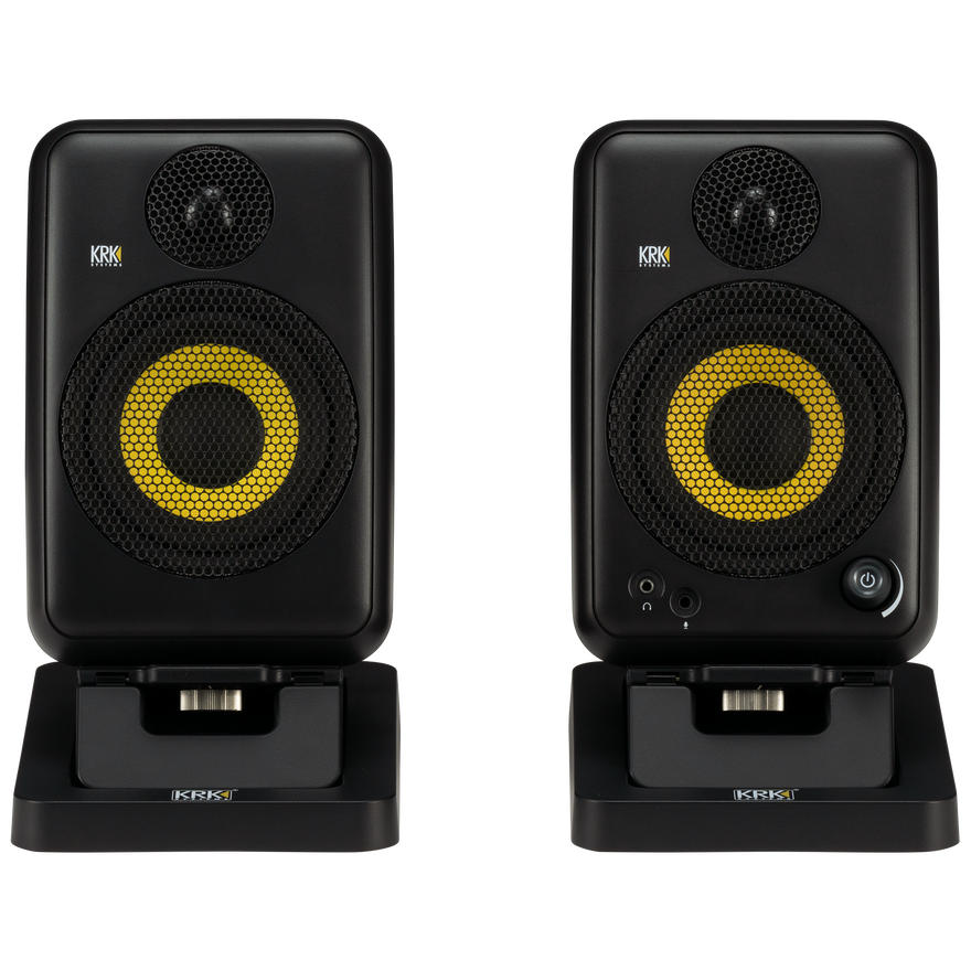 KRK 4" Portable studio monitor system, Black Studio Monitors KRK