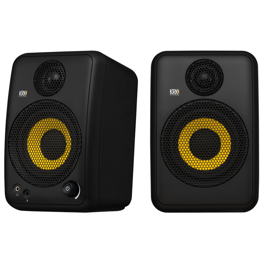 KRK 4" Portable studio monitor system, Black Studio Monitors KRK