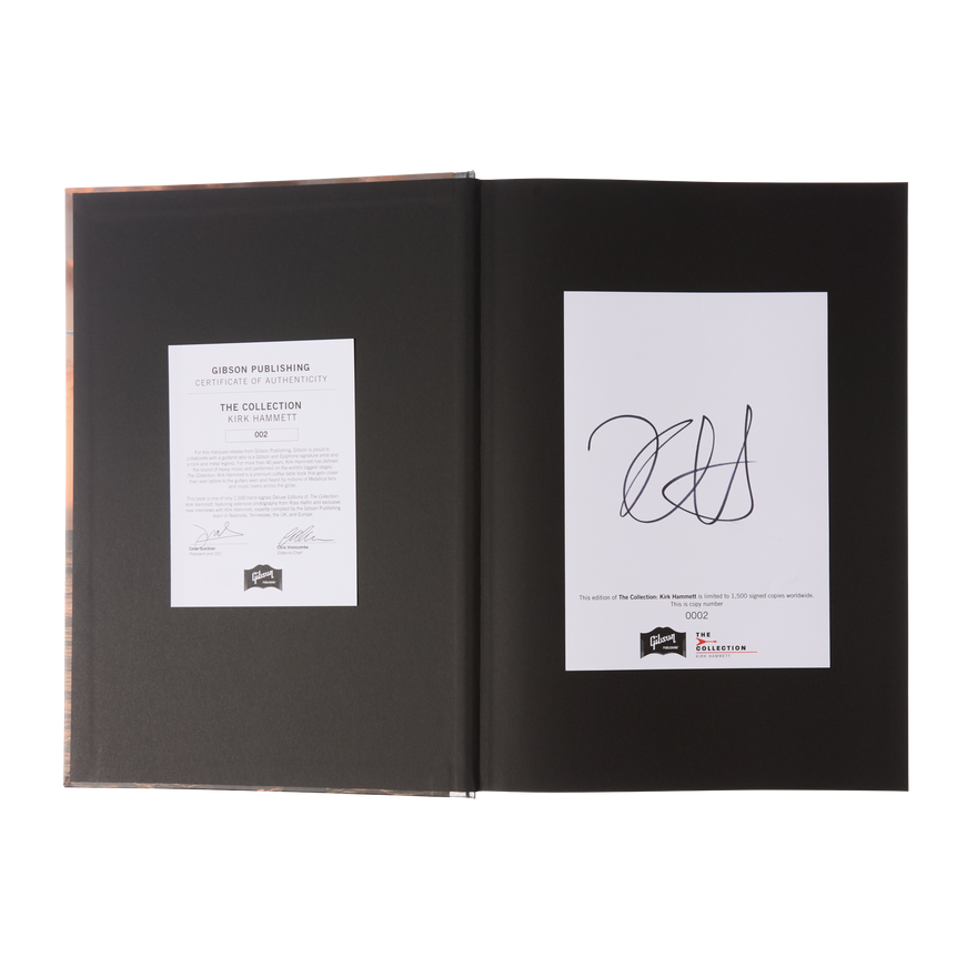 Gibson The Collection: Kirk Hammett, Deluxe Edition, Exclusive Book Gibson