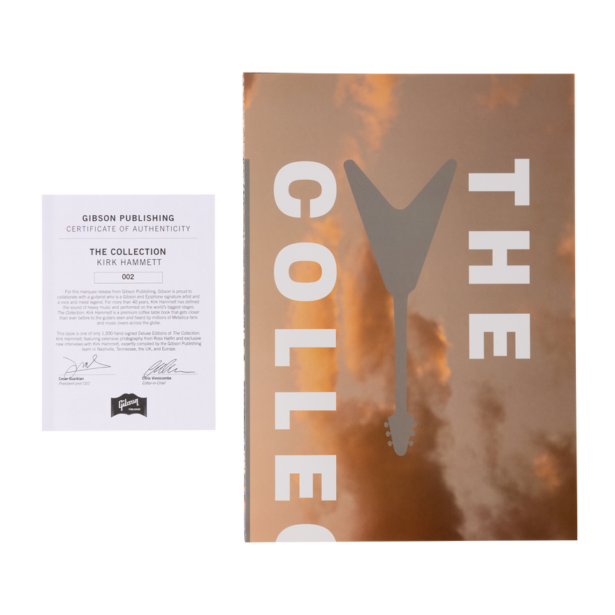 Gibson The Collection: Kirk Hammett, Deluxe Edition, Exclusive Book Gibson
