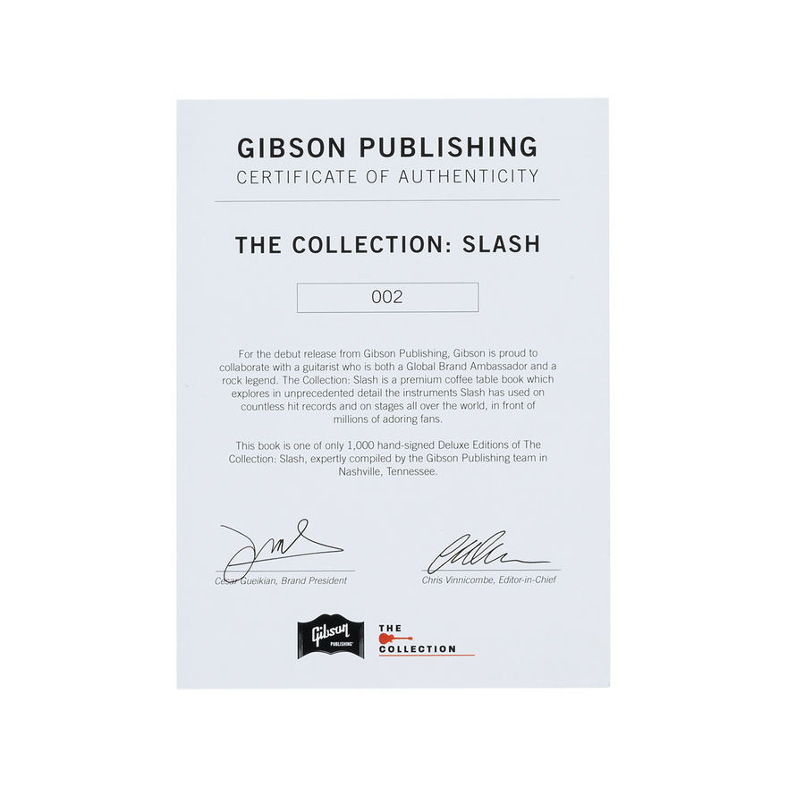Gibson The Collection: Slash, Deluxe Edition, Black Book Gibson