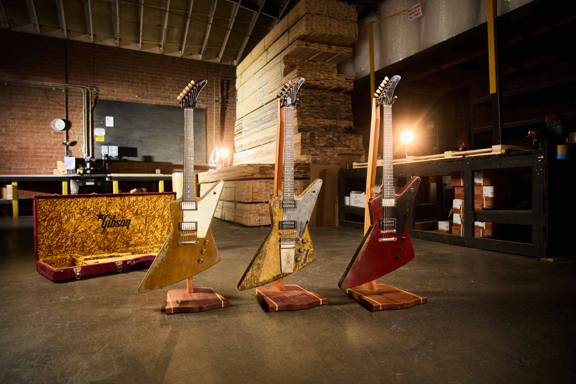 Gibson Custom e Leo Scala ’58 Addiction Explorers, 10 Korina uniche per la Master Artisan Collection