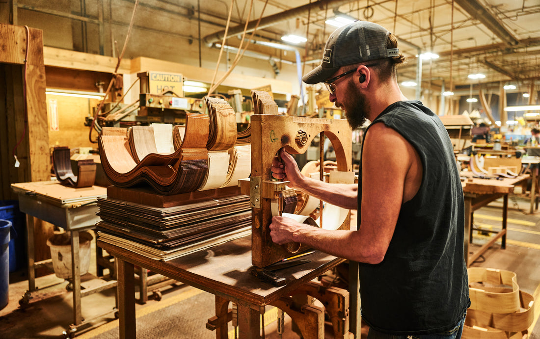 Gibson Acoustic factory in Bozeman, Montana