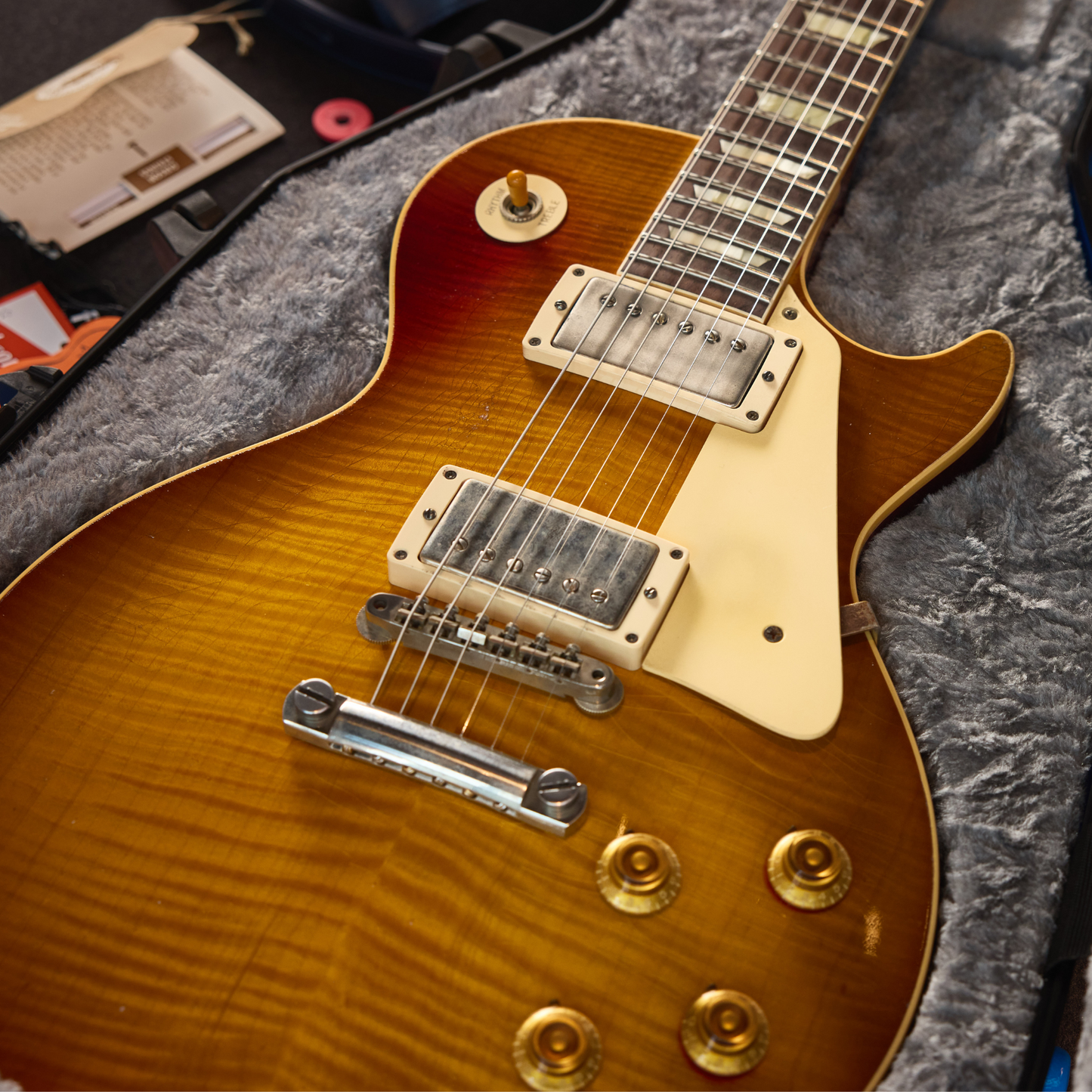 Gibson Custom Jason Isbell "Red Eye" 1959 Les Paul Standard Collector's Edition, Red Eye Burst Electric Guitar Gibson Custom