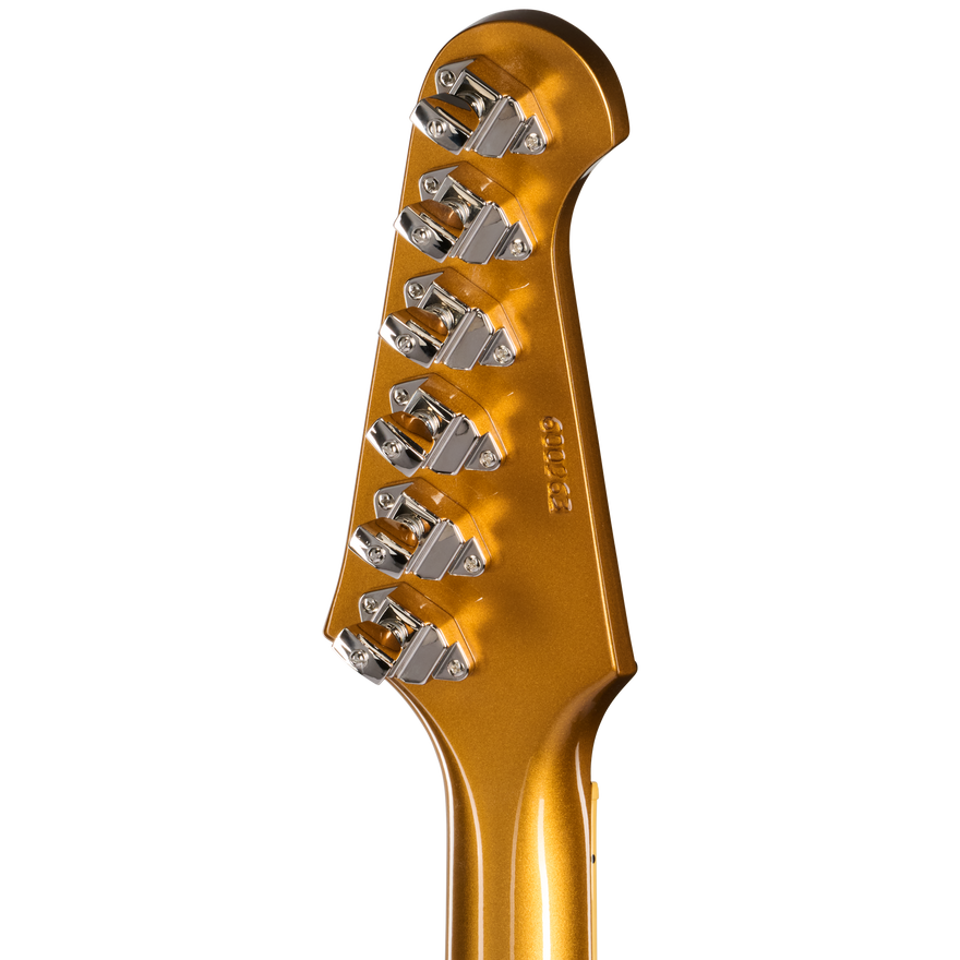 Gibson Custom LE 1963 Firebird VII Reissue, Gloss, Double Gold Electric Guitar Gibson Custom
