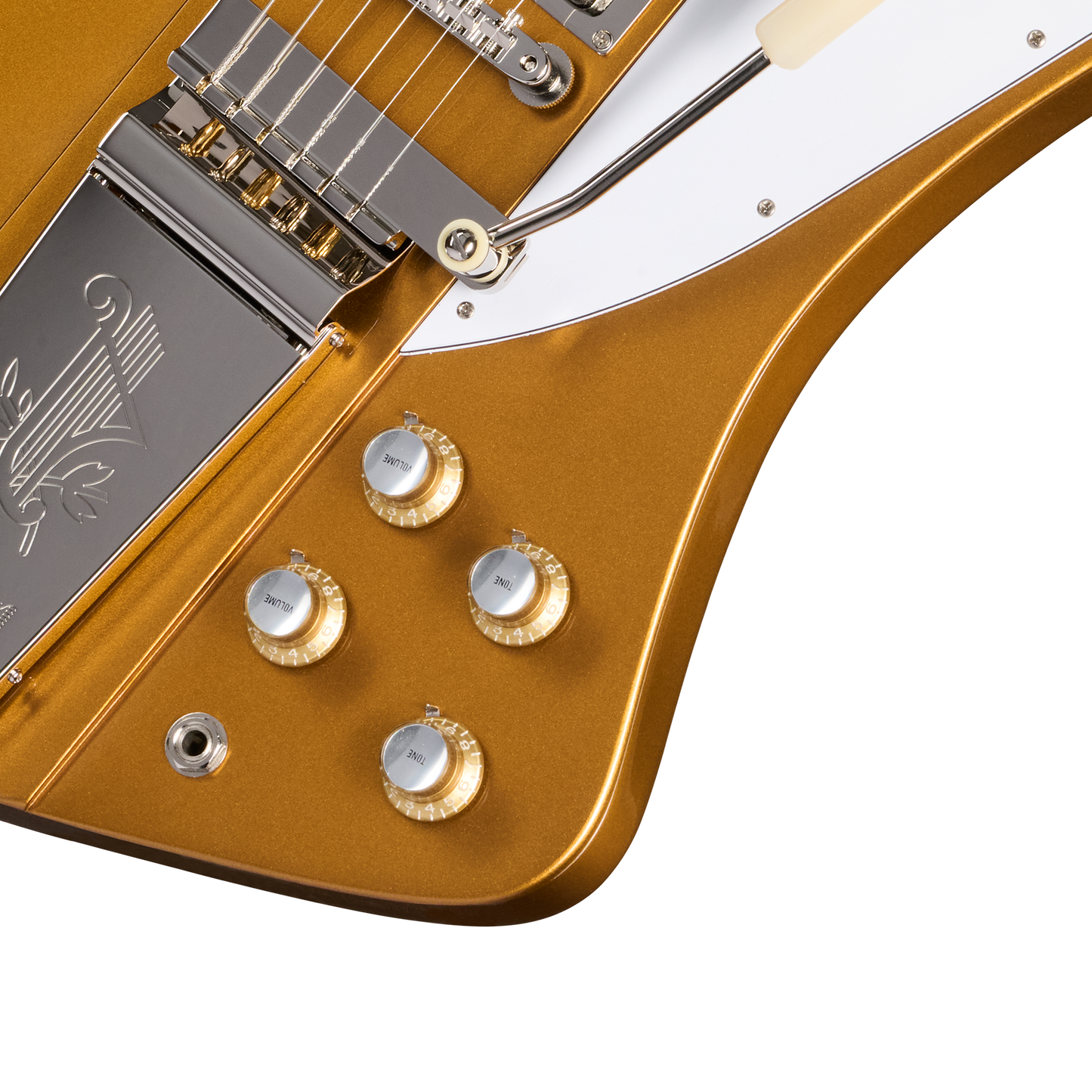 Gibson Custom LE 1963 Firebird VII Reissue, Gloss, Double Gold Electric Guitar Gibson Custom