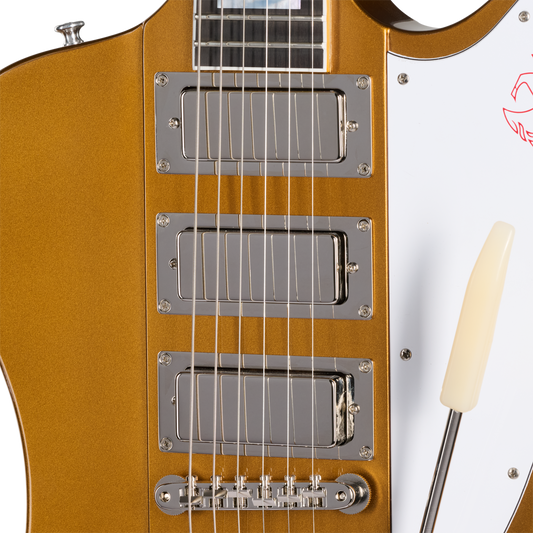 Gibson Custom LE 1963 Firebird VII Reissue, Gloss, Double Gold Electric Guitar Gibson Custom