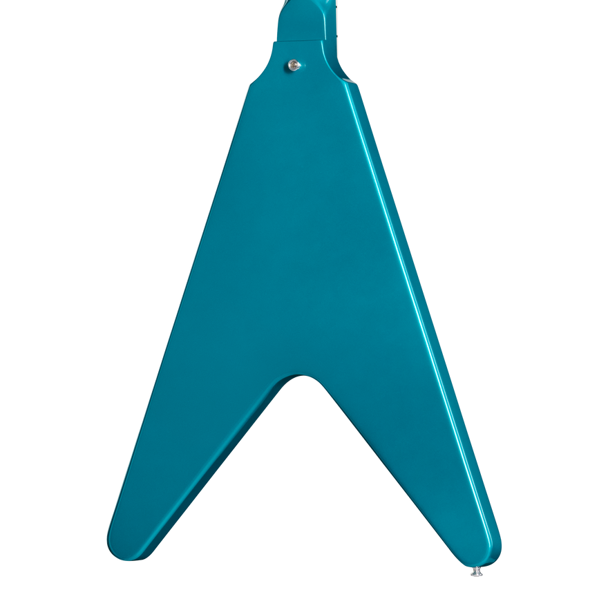 Gibson Custom LE 1969 Flying V Reissue, Gloss, Aqua Mist Electric Guitar Gibson Custom