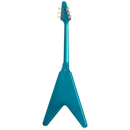 Gibson Custom LE 1969 Flying V Reissue, Gloss, Aqua Mist Electric Guitar Gibson Custom