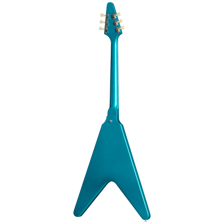 Gibson Custom LE 1969 Flying V Reissue, Gloss, Aqua Mist Electric Guitar Gibson Custom