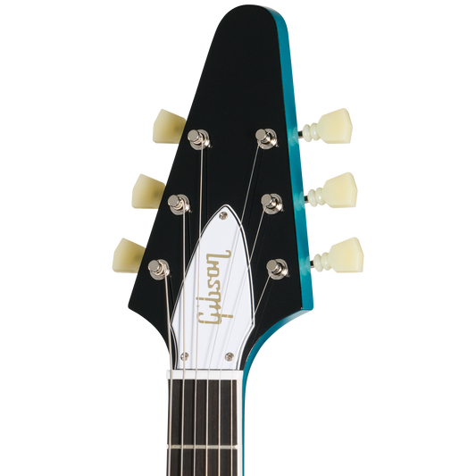 Gibson Custom LE 1969 Flying V Reissue, Gloss, Aqua Mist Electric Guitar Gibson Custom