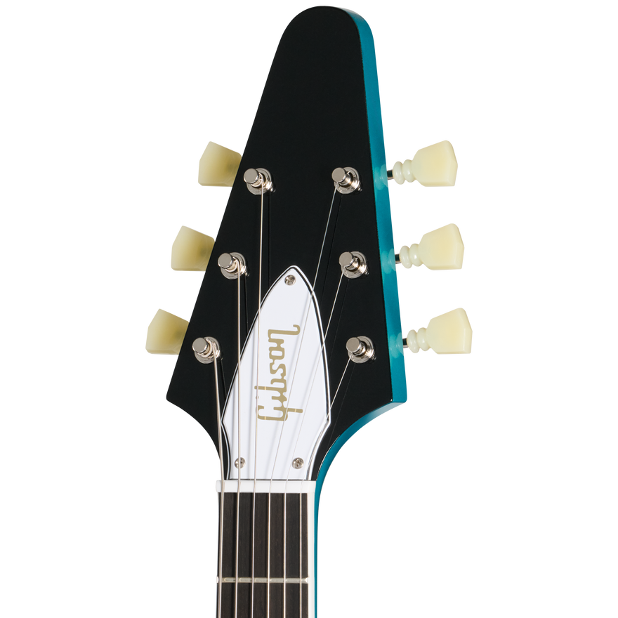 Gibson Custom LE 1969 Flying V Reissue, Gloss, Aqua Mist Electric Guitar Gibson Custom