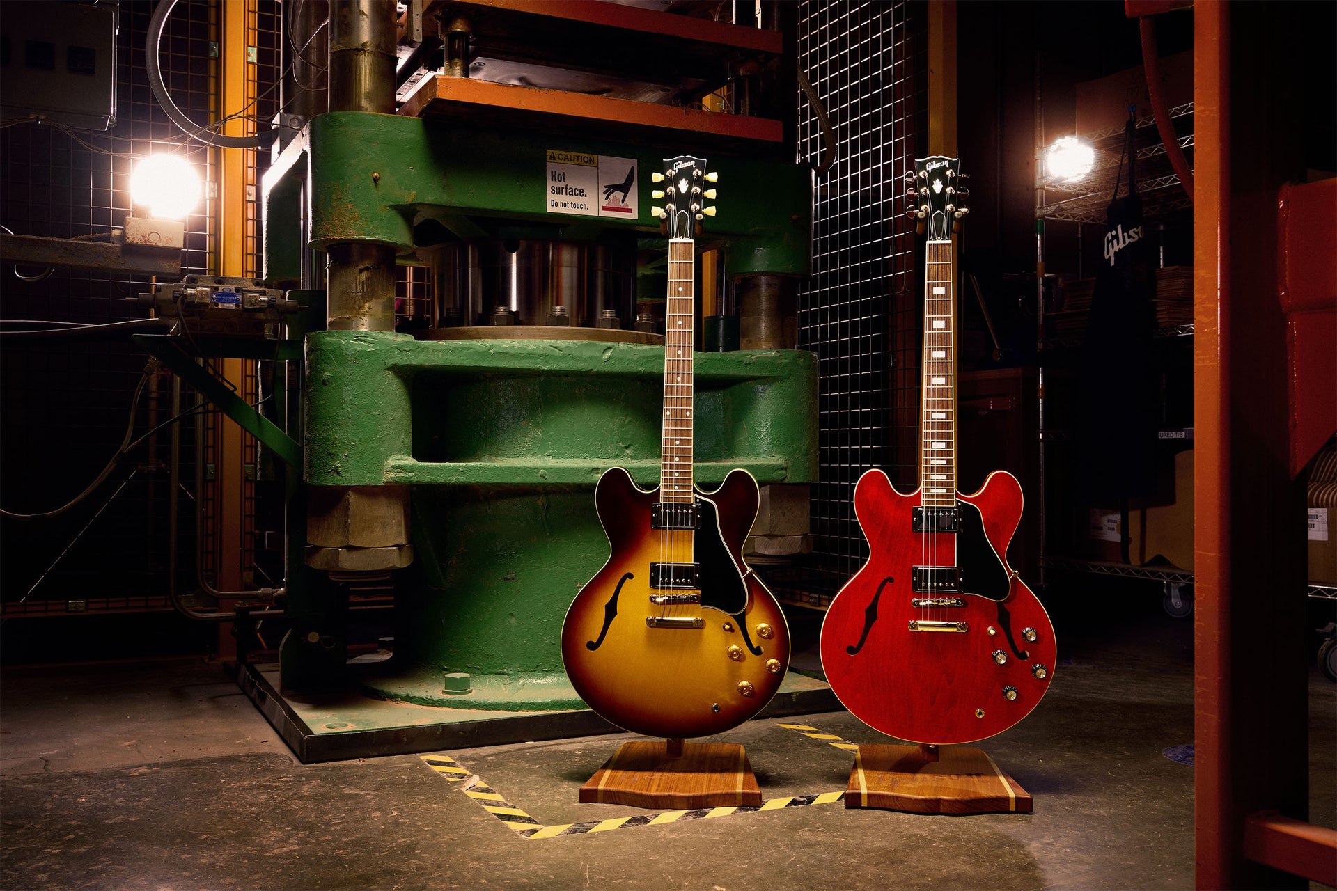 Gibson storefront imagery, brand website preview image