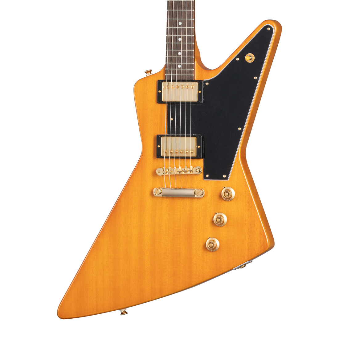 Epiphone 1958 Korina Explorer (Black Pickguard) – Gibson Epiphone 1958 Korina Explorer (Black Pickguard) – Gibson