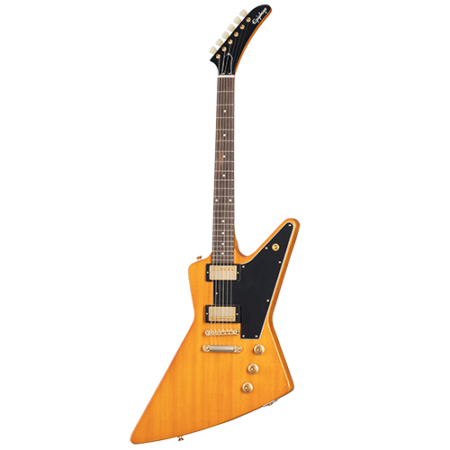 Epiphone 1958 Korina Explorer (Black Pickguard) – Gibson Epiphone 1958 Korina Explorer (Black Pickguard) – Gibson