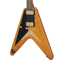 ギター Epiphone by Gibson '58 Korina Flying V Epiphone 1958 Korina Flying V (White Pickguard) – Gibson