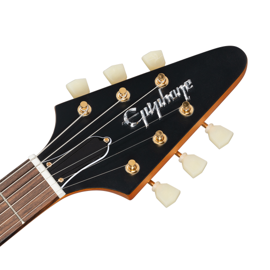 Epiphone IGC 1958 Korina Flying V, Aged Natural, Exclusive Electric Guitar Epiphone